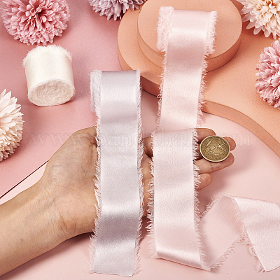 3 рулон 3-х цветов ленты из полиэстера с потертой бахромой OCOR-TA0001-55A-1