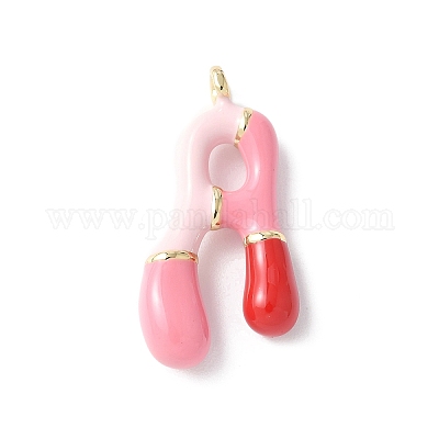 Латунь эмаль подвески KK-E093-03G-A-01-1