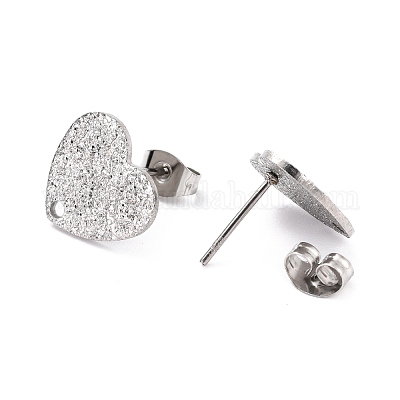 Фурнитура для сережек-гвоздиков из нержавеющей стали марки 304 STAS-I183-02B-P-1