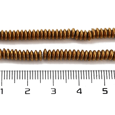 Гальванические нити из синтетических немагнитных гематитовых бусин G-P545-A01-01H-1