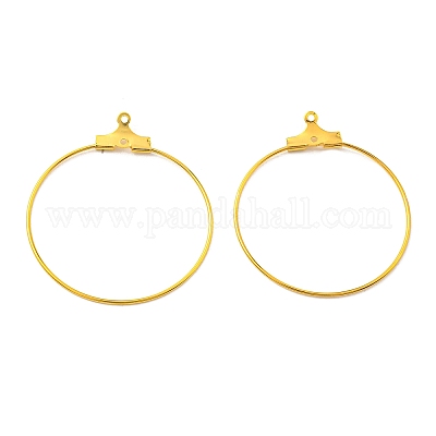 Подвеска-серьга-обруч с железным кольцом IFIN-E025-02G-1