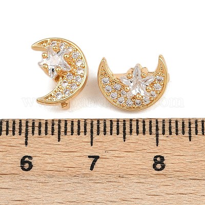 Латунные микропаве целларовые дистанционные планки из кубического циркония KK-F910-23G-04-1