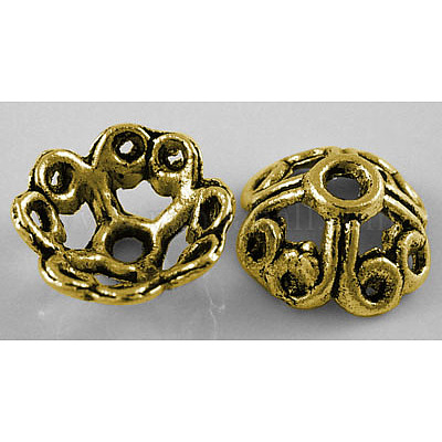 Тибетском стиле сплав шарик крышки&nbsp;LS-GLF0935Y-NF-1