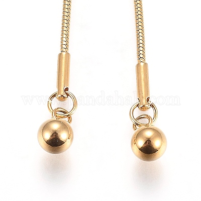 Регулируемые лариаты из нержавеющей стали 304 NJEW-Z005-12G-1