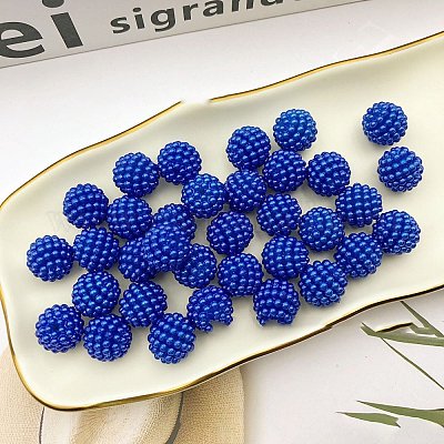 Круглые бусины из абс-пластика KY-TAC0015-02B-11-1