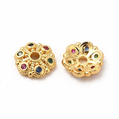 Шапочки и конусы для бусин KK-A178-07G-1