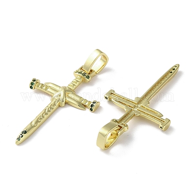 Стойки обшивки латунь кубического циркония подвески KK-M272-01G-1