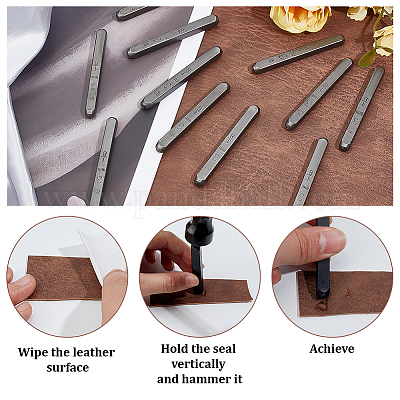 12 шт. 12 китайских знака зодиака из высокоуглеродистой стали DIY-WH0504-731-1