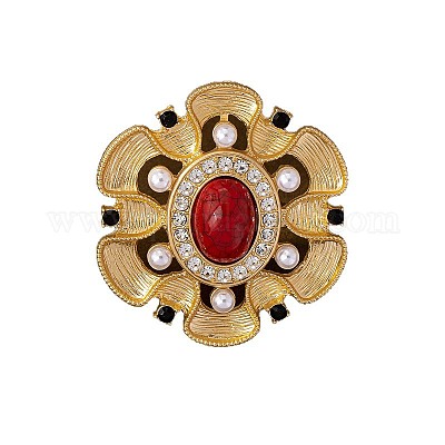 Кольца из сплава горного хрусталя и искусственного жемчуга для женщин FS-WG72442-01-1