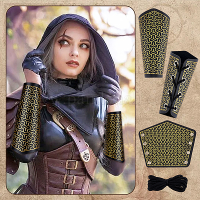 Регулируемый браслет из искусственной кожи AJEW-WH0314-651B-1