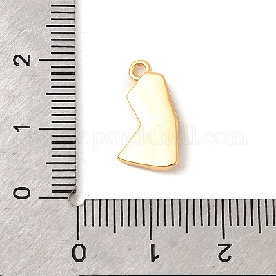 Латунные микро проложить кубического циркония подвески KK-C117-12G-K-1