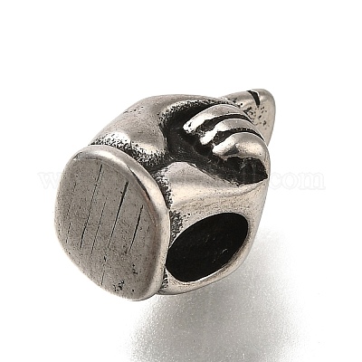 Европейские бусины из нержавеющей стали 304 STAS-M100-07AS-1