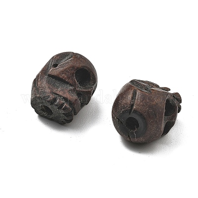 Резные деревянные бусины WOOD-Q060-02B-1