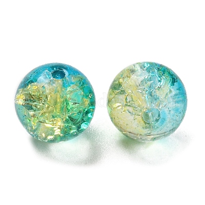 Прозрачные стеклянные бусины с кракелем GLAA-L046-01B-27-1