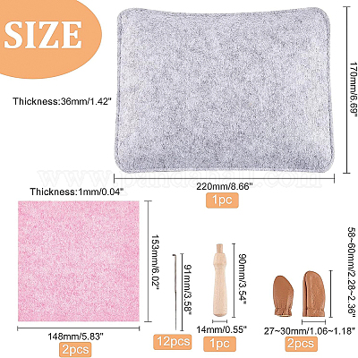 Набор для самостоятельного изготовления игольчатого валяния DIY-BC0005-76-1