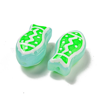 Прозрачные стеклянные бусины ручной работы GLAA-N0028-02D-1