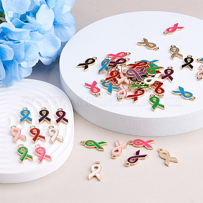 160шт 8 цвета сплава эмалевые подвески ENAM-CD0001-13-1