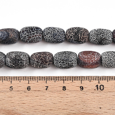 Естественные выветрившиеся агатовые бусины G-N344-42B-1