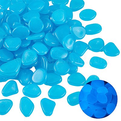 1 набор смоляных светящихся в темноте камешков DJEW-CN0001-40B-1