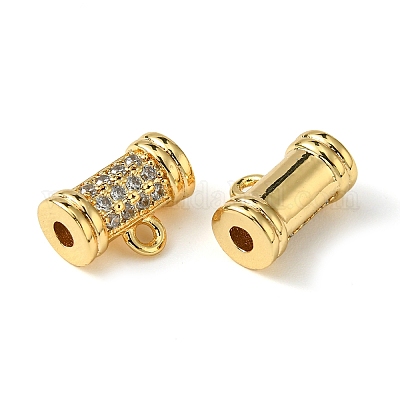 Латунные дужки из латуни с микропаве из кубического циркония&nbsp;LS-KK-M277-09A-G-1