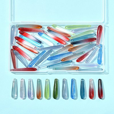 50 шт. подвески ручной работы в технике лэмпворк LAMP-FS0001-21-1