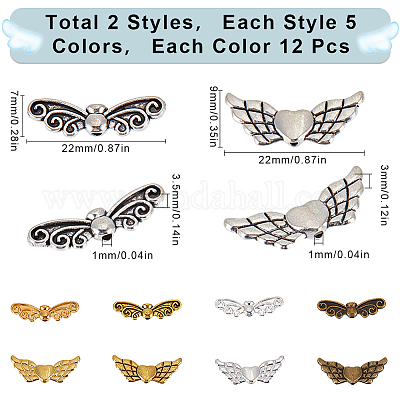 120шт 10 стиля бусины из сплава в тибетском стиле FIND-SC0009-29-1