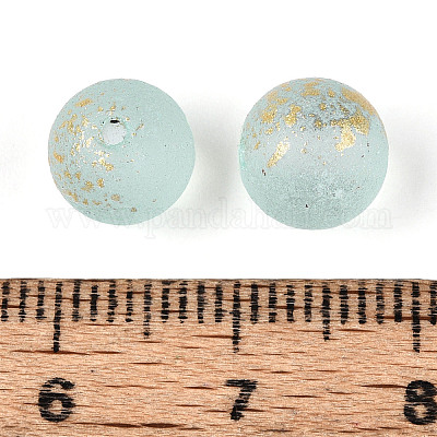 Выпечка окрашенные стеклянные бусины DGLA-N014-8mm-01K-1