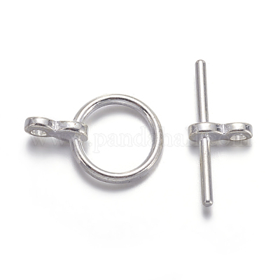 Застежки тоггл в тибетском стиле  TIBE-A001-25S-1