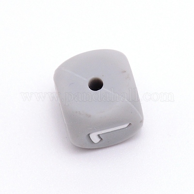 Силиконовые бусины с алфавитом для изготовления браслетов или ожерелий SIL-TAC001-01A-L-1