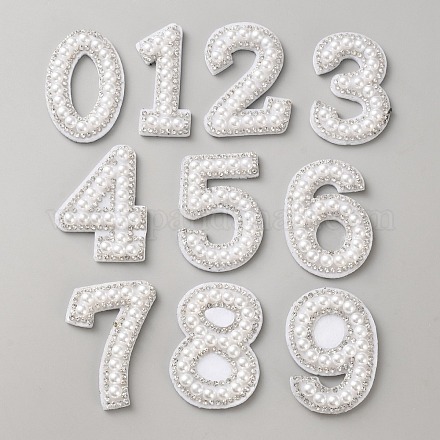 Заплатки из АБС-пластика и полиэстеровой ткани DIY-WH0888-577-1