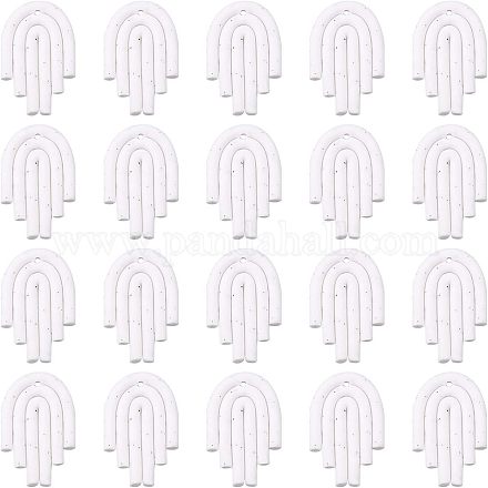 Кулоны из полимерной глины ручной работы 20шт. CLAY-CA0001-18-1