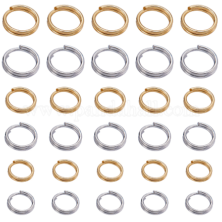 600 шт. 6 стиля разъемных колец из нержавеющей стали 304 STAS-BBC0002-87-1