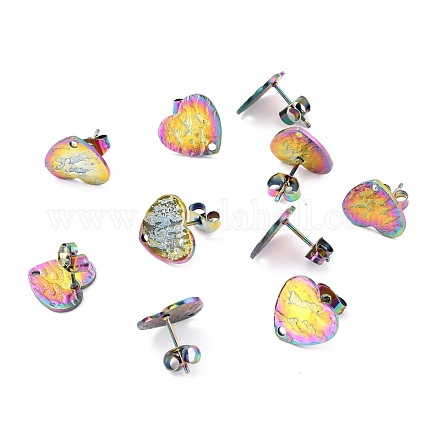 Ионное покрытие (ip) 304 нержавеющая сталь гвоздики фурнитура для сережек STAS-I183-05B-M-1