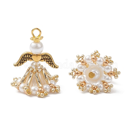 Стеклянные подвески PALLOY-MZ00968-05-1