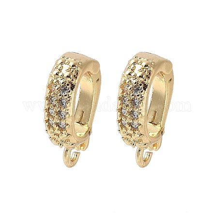 Латунные микропроволочные кубические циркониевые подвески KK-D324-15G-1