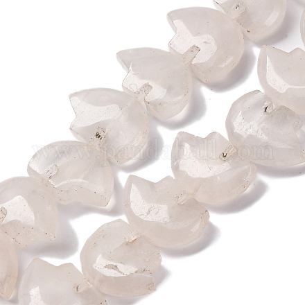 Природного розового кварца нитей бисера G-F783-G09-01-1