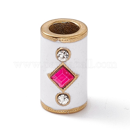 Европейские бусины из кубического циркония из нержавеющей стали золотистого тона 304&nbsp;LS-STAS-E179-17G-01-1