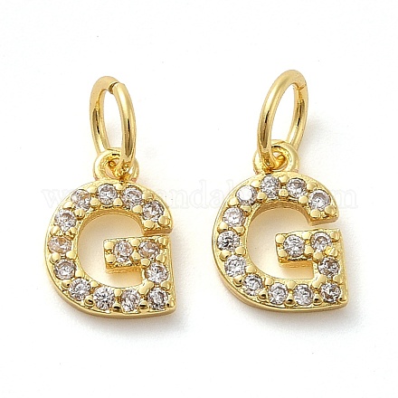 Латунные микро проложить кубического циркония подвески KK-M273-02G-G-1