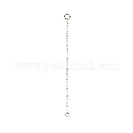 925 удлинитель цепи из серебра BJEW-WH0016-10A-P-1