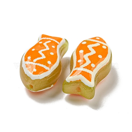 Прозрачные стеклянные бусины ручной работы GLAA-N0028-02I-1