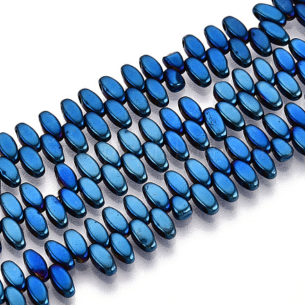 Гальванические нити из синтетических немагнитных гематитовых бусин G-T139-65E-1