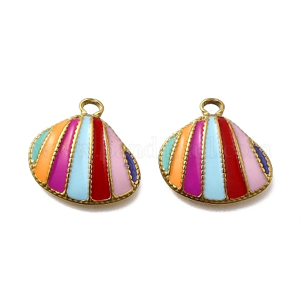 Подвески из нержавеющей стали 304 с эмалью STAS-Z163-21G-06-1