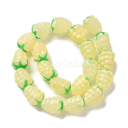 Бусы лэмпворк ручной работы LAMP-G162-05D-1