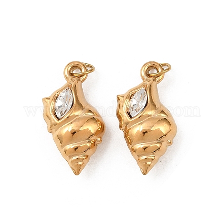 Нержавеющая сталь 304 с подвесками из прозрачного кубического циркония STAS-G364-05G-1