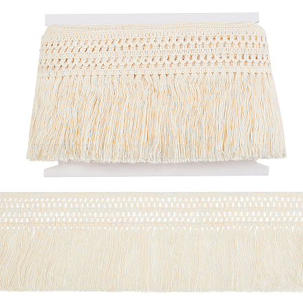 Плоская хлопковая кружевная отделка OCOR-WH0089-09-1