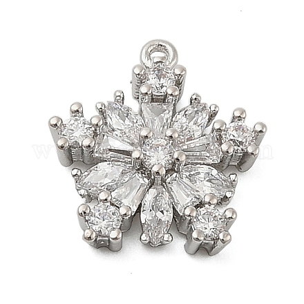 Латунные подвески с микропаве из кубического циркония KK-I380-03P-1