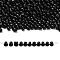 MIYUKI 3.4mm Drop Beads, Japanese Seed Beads, Opaque Colours, (DP401) Black, 3.4x3mm, Hole: 0.65mm, about 900pcs/50g