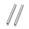 Tarnish Resistant 304 Stainless Steel Bayonet Clasps, Column, Stainless Steel Color, 21x2.5mm, Hole: 1.7mm