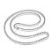 Non-Tarnish 304 Stainless Steel Box Chain Necklaces, with Lobster Claw Clasps, Stainless Steel Color, 27.5 inch(70cm), 3.5mm
