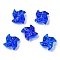 Glass Beads, Windmill, Blue, 18x9x9mm, Hole: 1.2mm